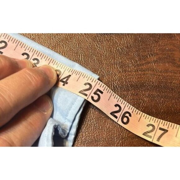 Retro Western Light Blue Shirt Black Embroidery Snap Buttons Front Pockets Size - Picture 7 of 9